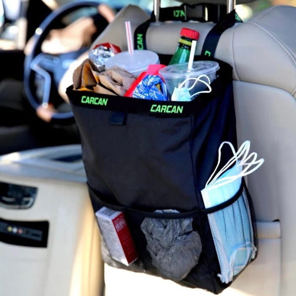 CarCan The Original 2 Million Sold - Billions of Plastic Bags Saved and NO More Litter! 3 in 1 Trash - Storage - Cooler