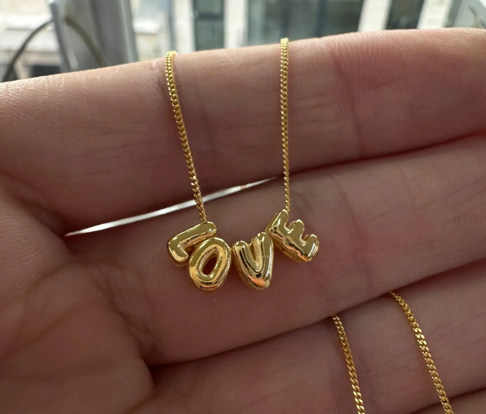 Custom Name Necklace - 18K Gold Plated