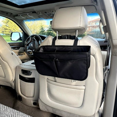 Car Storage Bin with Lid - Multipurpose Storage Box for Car
