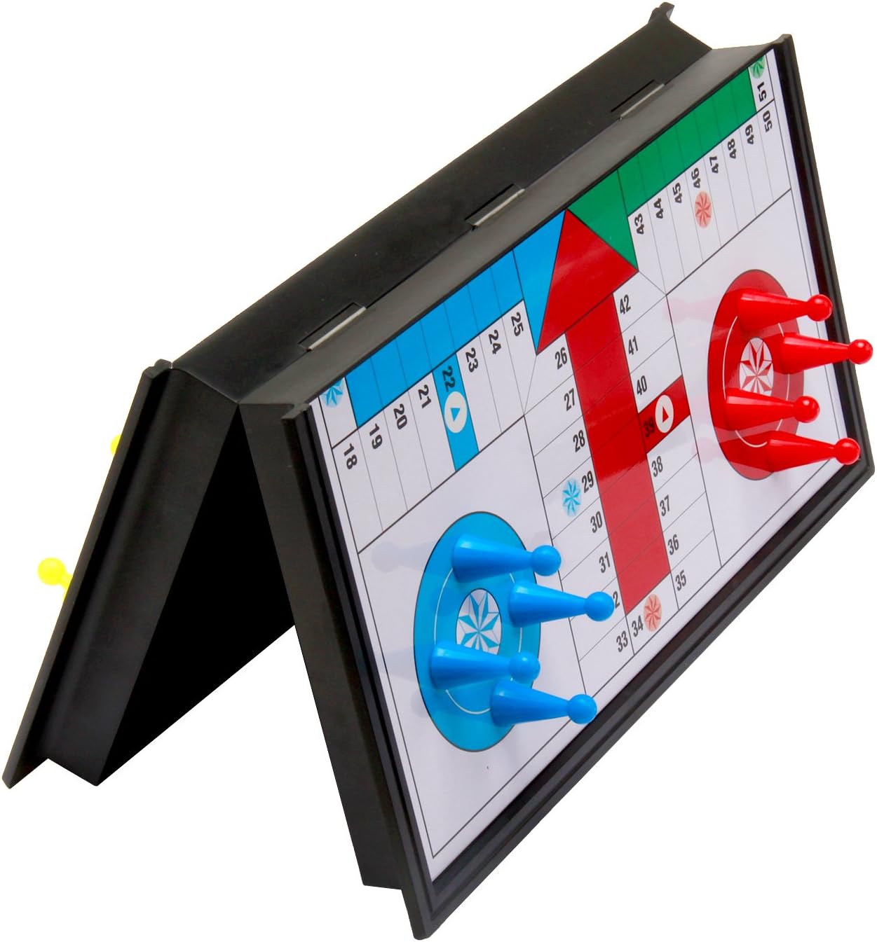Ludo Go 10" Board Folding Travel Magnetic Ludo Set