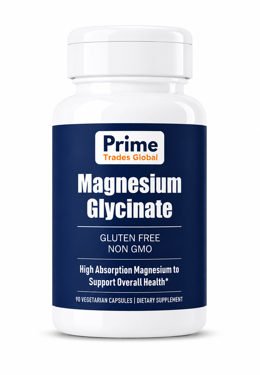 Magnesium Glycinate Capsules - 93mg Elemental Magnesium Per Capsule - High Absorption Magnesium Supplement for Relaxation, Sleep Support, Muscle, Nerve & Heart Health - 90 Capsules