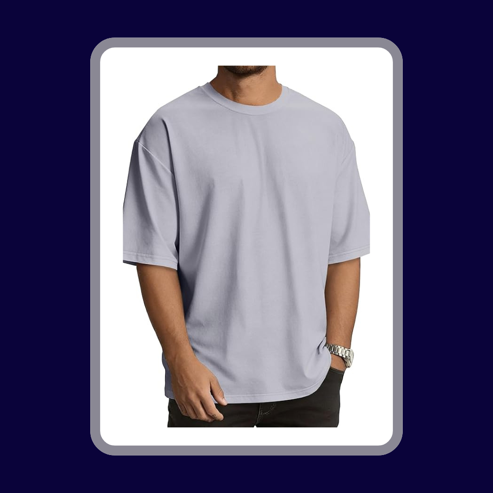 Oversized Tshirts for Men Short Sleeve Vintage Washed Basic Loose Tees 2026