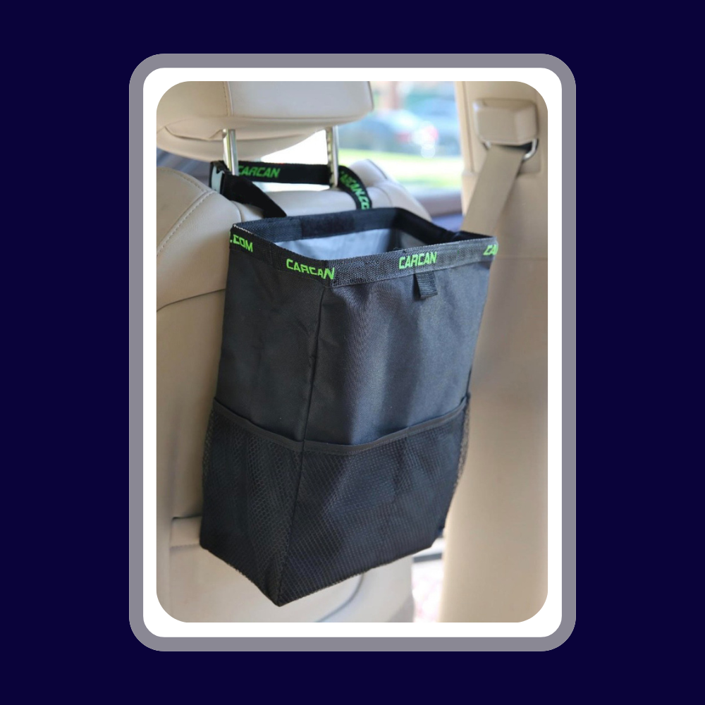 CarCan The Original 2 Million Sold - Billions of Plastic Bags Saved and NO More Litter! 3 in 1 Trash - Storage - Cooler